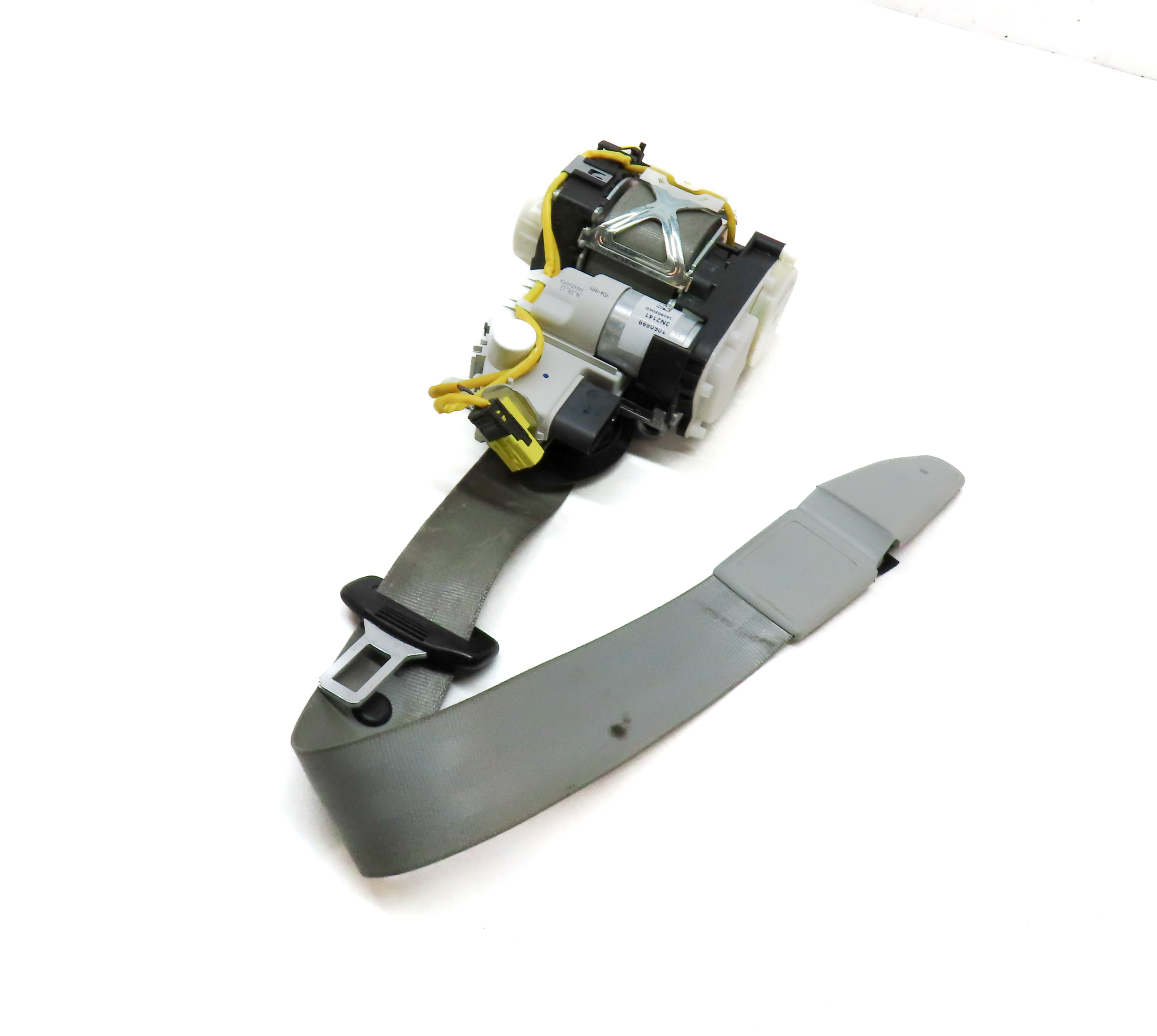 2012-2017 AUDI A6 S6 (C7) LEFT FRONT DRIVER SEATBELT SEAT BELT RETRACTOR (GRAY) — exact item pictured